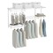 Custom Closet Organizer Kit Wall-Mounted Closet System With Hang Rod